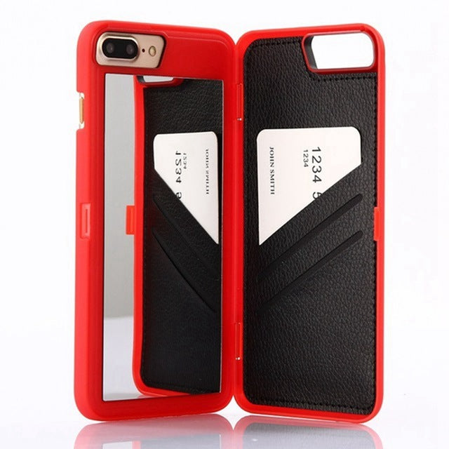 MIRROR WALLET CASE For iPhone XS Max