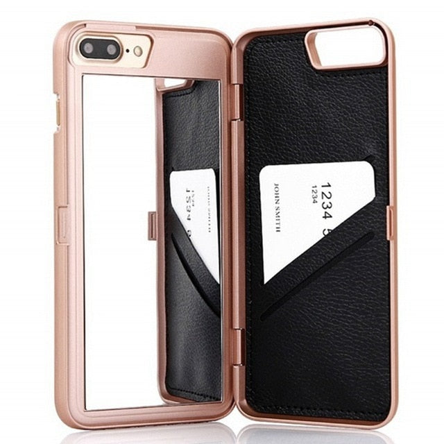 MIRROR WALLET CASE For iPhone XS Max